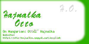 hajnalka otto business card